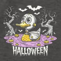 Spooky Rubber Duck Halloween Custome Cool Duckling Lover Vector Backpack