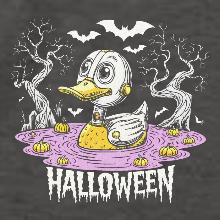 Spooky Rubber Duck Halloween Custome Cool Duckling Lover Vector Backpack