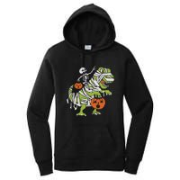 Skeleton Riding Dinosaur Halloween Women's Pullover Hoodie