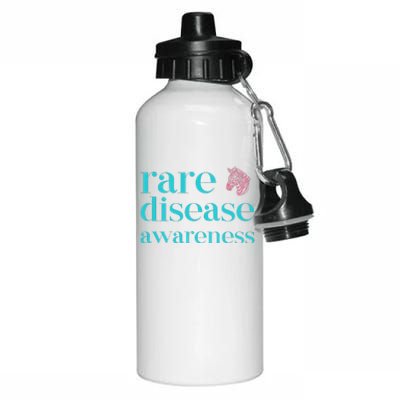 Summer Rare Disease Awareness With Zebra Aluminum Water Bottle