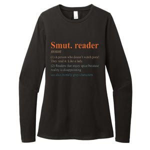 Smut Reader Definition Spicy Book Romance Reading Bookish Womens CVC Long Sleeve Shirt