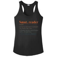 Smut Reader Definition Spicy Book Romance Reading Bookish Ladies PosiCharge Competitor Racerback Tank