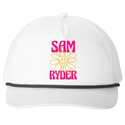 Sam Ryder Daisy Snapback Five-Panel Rope Hat