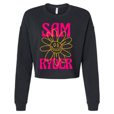 Sam Ryder Daisy Cropped Pullover Crew