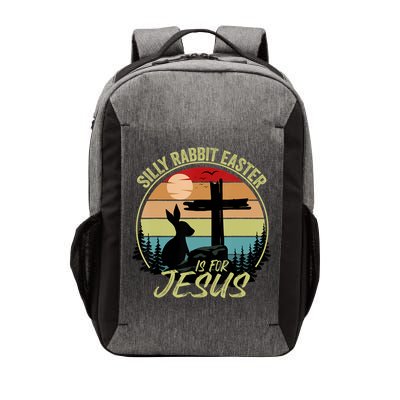 Silly Rabbit Easter Is For Jesus Retro Vintage Easter Day Vector Backpack