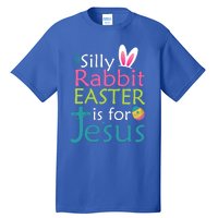 Silly Rabbit Easter Is For Jesus Christian Religious Raglan Cute Gift Tall T-Shirt