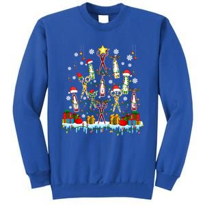 Santa Reindeer Elf Dog Groomer Tools As Xmas Tree Lover Gift Sweatshirt