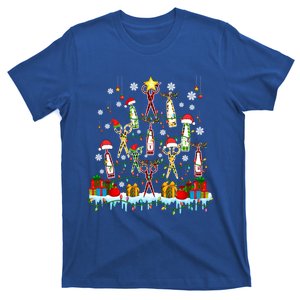 Santa Reindeer Elf Dog Groomer Tools As Xmas Tree Lover Gift T-Shirt