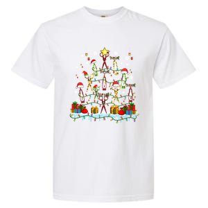 Santa Reindeer Elf Dog Groomer Tools As Xmas Tree Lover Gift Garment-Dyed Heavyweight T-Shirt