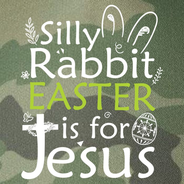 Silly Rabbit Easter Is For Jesus Christian Religious Gift Legacy Tie Dye Trucker Hat