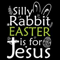 Silly Rabbit Easter Is For Jesus Christian Religious Gift Flexfit Unipanel Trucker Cap