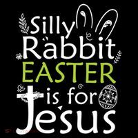 Silly Rabbit Easter Is For Jesus Christian Religious Gift Backpack