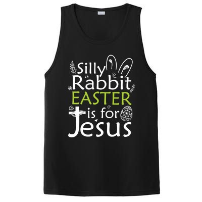 Silly Rabbit Easter Is For Jesus Christian Religious Gift PosiCharge Competitor Tank