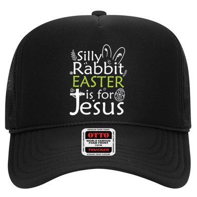 Silly Rabbit Easter Is For Jesus Christian Religious Gift Trucker Hat