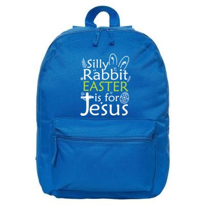 Silly Rabbit Easter Is For Jesus Christian Religious Gift 16 in Basic Backpack