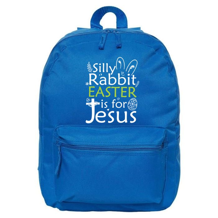 Silly Rabbit Easter Is For Jesus Christian Religious Gift 16 in Basic Backpack