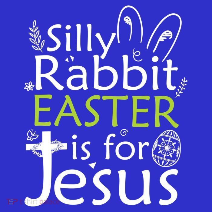 Silly Rabbit Easter Is For Jesus Christian Religious Gift Pom Pom 12in Knit Beanie