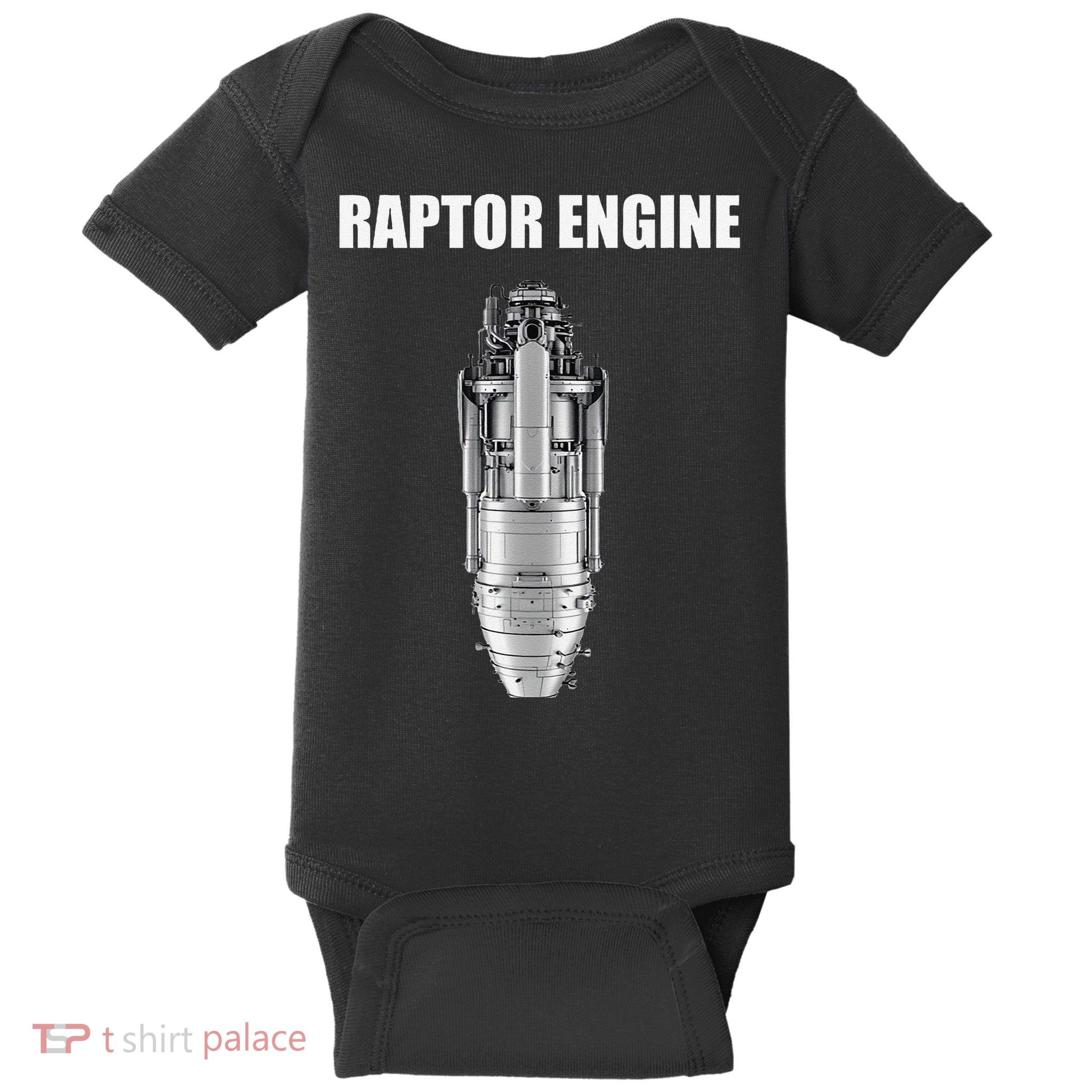 Starship Raptor Engine For Space Explorer  Rocket Scientist_2 Baby Bodysuit