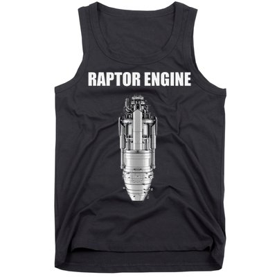 Starship Raptor Engine For Space Explorer  Rocket Scientist_2 Tank Top
