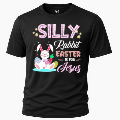 Silly Rabbit Easter Is For Jesus Christians Bunny Eggs Meaningful Gift Performance Shirt