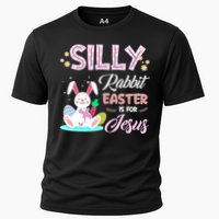 Silly Rabbit Easter Is For Jesus Christians Bunny Eggs Meaningful Gift Performance Shirt