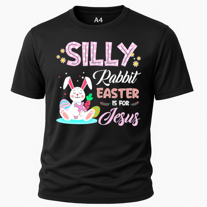 Silly Rabbit Easter Is For Jesus Christians Bunny Eggs Meaningful Gift Performance Shirt