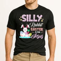 Silly Rabbit Easter Is For Jesus Christians Bunny Eggs Meaningful Gift Performance Shirt
