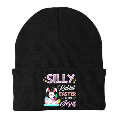 Silly Rabbit Easter Is For Jesus Christians Bunny Eggs Meaningful Gift Beanie