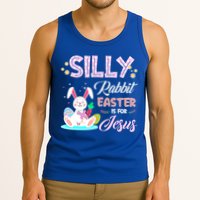 Silly Rabbit Easter Is For Jesus Christians Bunny Eggs Meaningful Gift Tank Top