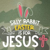 Silly Rabbit Easter Is For Jesus Cross Legacy Tie Dye Trucker Hat