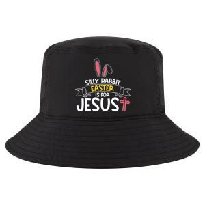 Silly Rabbit Easter Is For Jesus Cross Cool Comfort Performance Bucket Hat