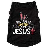 Silly Rabbit Easter Is For Jesus Cross Doggie Tank