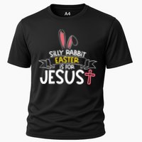 Silly Rabbit Easter Is For Jesus Cross Performance Shirt