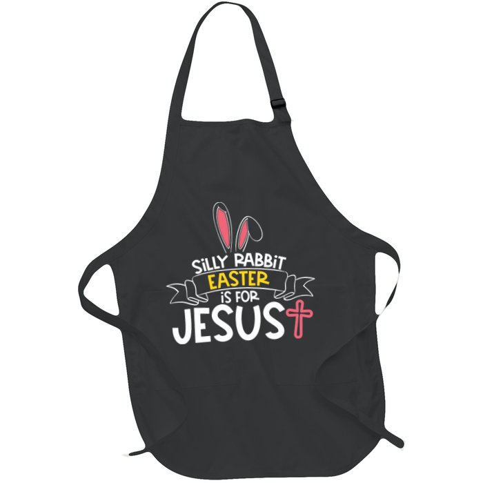 Silly Rabbit Easter Is For Jesus Cross Apron