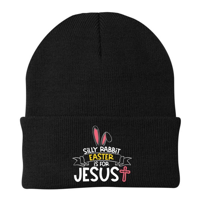 Silly Rabbit Easter Is For Jesus Cross Beanie