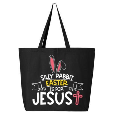 Silly Rabbit Easter Is For Jesus Cross 25L Jumbo Tote