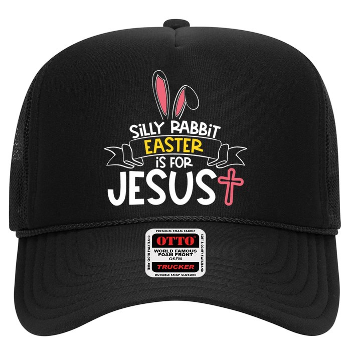 Silly Rabbit Easter Is For Jesus Cross Trucker Hat