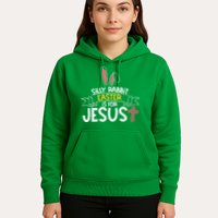 Silly Rabbit Easter Is For Jesus Cross Hoodie