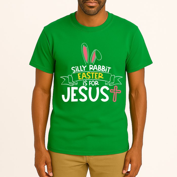 Silly Rabbit Easter Is For Jesus Cross Tall T-Shirt