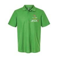 Silly Rabbit Easter Is For Jesus Cross Softstyle Adult Sport Polo