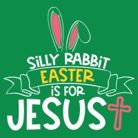Silly Rabbit Easter Is For Jesus Cross Premium T-Shirt