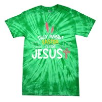 Silly Rabbit Easter Is For Jesus Cross Tie-Dye T-Shirt