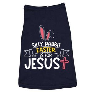 Silly Rabbit Easter Is For Jesus Cross Doggie Tank