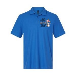 Silly Rabbit Easter Is For Jesus Easter Day Leopard Cross Funny Gift Softstyle Adult Sport Polo