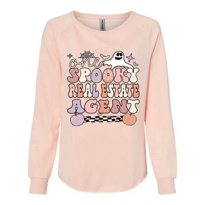 Spooky Real Estate Agent Halloween Womens California Wash Sweatshirt