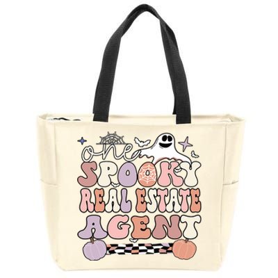 Spooky Real Estate Agent Halloween Zip Tote Bag