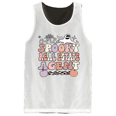 Spooky Real Estate Agent Halloween Mesh Reversible Basketball Jersey Tank