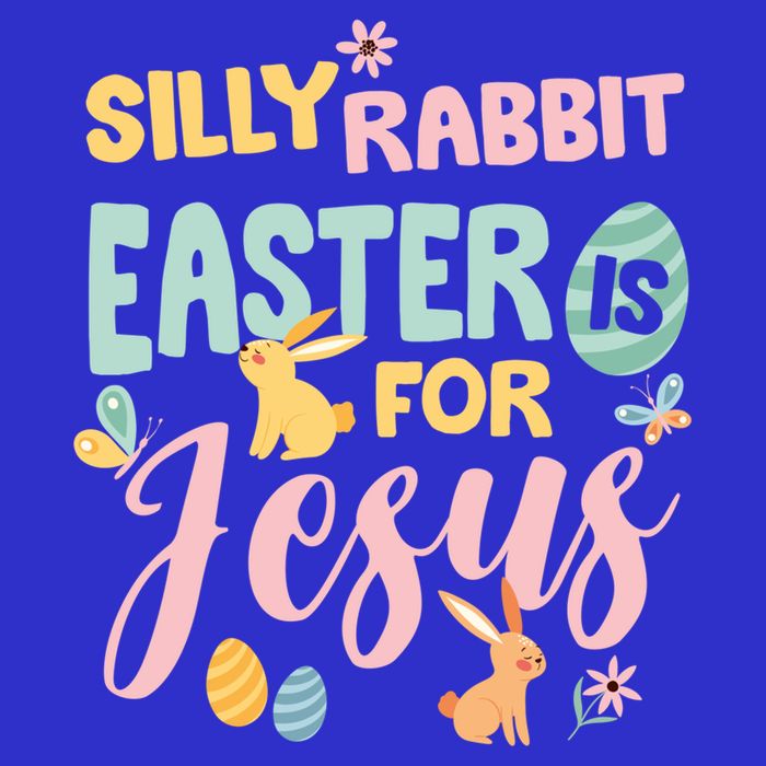 Silly Rabbit Easter Is For Jesus Easter Gift 16 in Basic Backpack