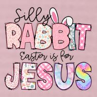 Silly Rabbit Easter Is For Jesus Funny 25L Jumbo Tote