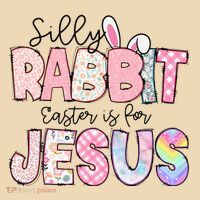 Silly Rabbit Easter Is For Jesus Funny Drawstring Bag